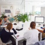 Estudiantes en clase de inglés en Ingles Madrid Academy