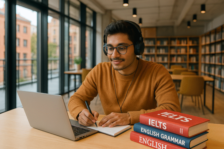estudiante de ielts