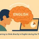 Entrenamiento mental para pensar directamente en inglés durante el TOEFL